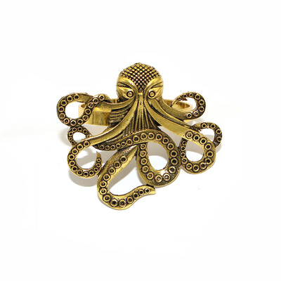 Dvianna 8kom/set prstenovi za salvete s temom oceana, retro metalni držači za salvete za kućnu plažu, dekoracija stola za vjenčanje HWM224