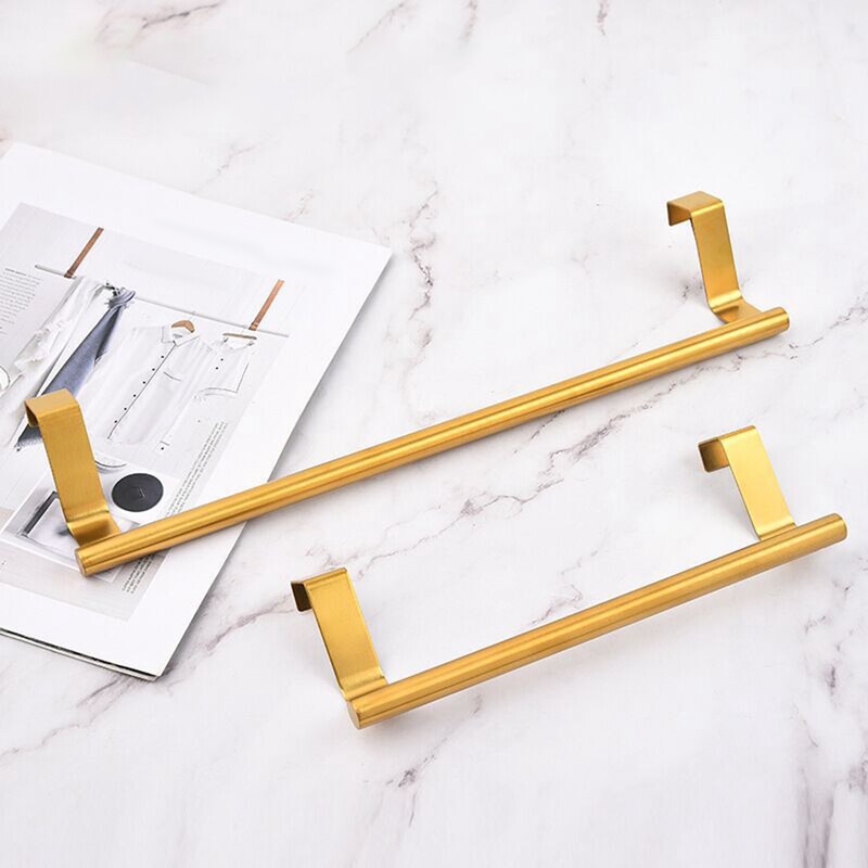 Preko ormarića Držač za ručnike od nehrđajućeg čelika Zlatna kuka Polica Ukrasni organizator Stalak za kuhinjske ručnike Kuhinjske ručnike Ormarić Kupaonica