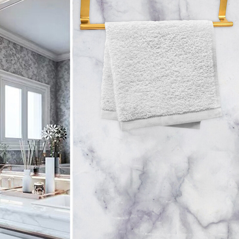 Preko ormarića Držač za ručnike od nehrđajućeg čelika Zlatna kuka Polica Ukrasni organizator Stalak za kuhinjske ručnike Kuhinjske ručnike Ormarić Kupaonica