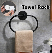 Držač ručnika od nehrđajućeg čelika Samoljepljivi stalak za kupaonske ručnike Kućanski antikorozivni prsten za vješalice za ruke Alat za pohranu Pribor