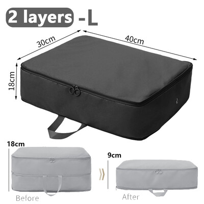 Ušteda prostora Kompresivno pakiranje Putna torba za pohranu Kocke Vodootporan najlonski kovčeg Prijenosni s torbom Organizator za prtljagu