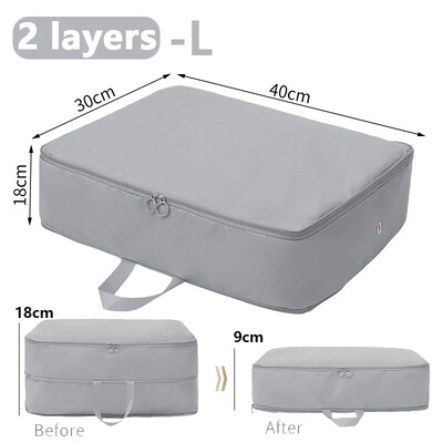 Ušteda prostora Kompresivno pakiranje Putna torba za pohranu Kocke Vodootporan najlonski kovčeg Prijenosni s torbom Organizator za prtljagu