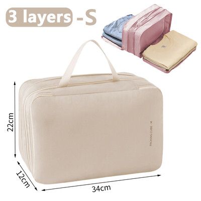 Ušteda prostora Kompresivno pakiranje Putna torba za pohranu Kocke Vodootporan najlonski kovčeg Prijenosni s torbom Organizator za prtljagu