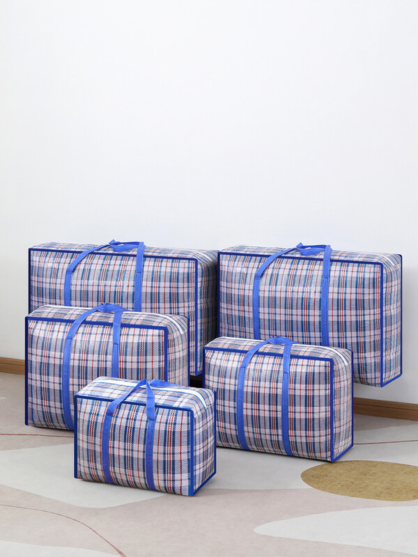 1PC sklopiva torba za selidbu Velika torba od tkane torbe od zmijske kože Vodootporna prijenosna torba za mobitel plava