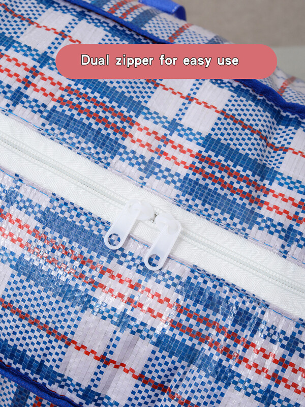 1PC sklopiva torba za selidbu Velika torba od tkane torbe od zmijske kože Vodootporna prijenosna torba za mobitel plava