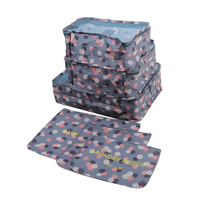 Putna torba za pohranu od 6 kom. Set za odjeću Uredan organizator Ormar Kofer Torbica Torba za organizator putovanja Torbica Pakiranje cipela Cube Bag