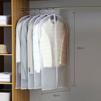 Zaštitna torba za odjeću otporna na prašinu Potpuno zatvorena navlaka za odjeću s patentnim zatvaračem Vreće za odjeću Viseća izdržljiva torba za pohranu odjeće