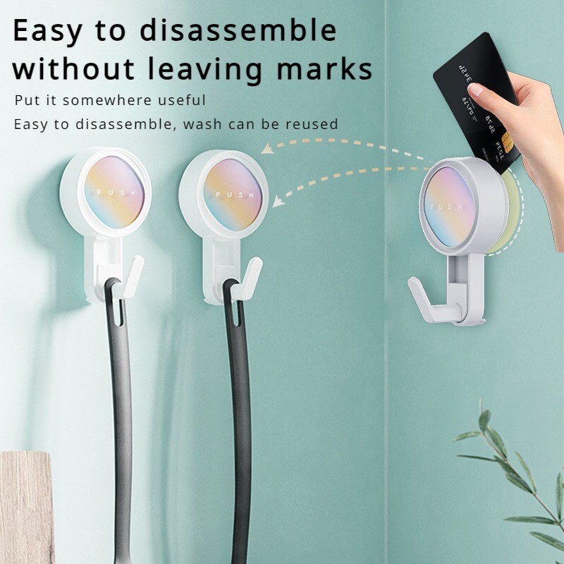 Kuke za usisavanje Snažne kuke za čaše - izdržljive za tuširanje Vodootporna usisna vješalica za kupaonski ogrtač za ručnik Uklonjiv za višekratnu upotrebu