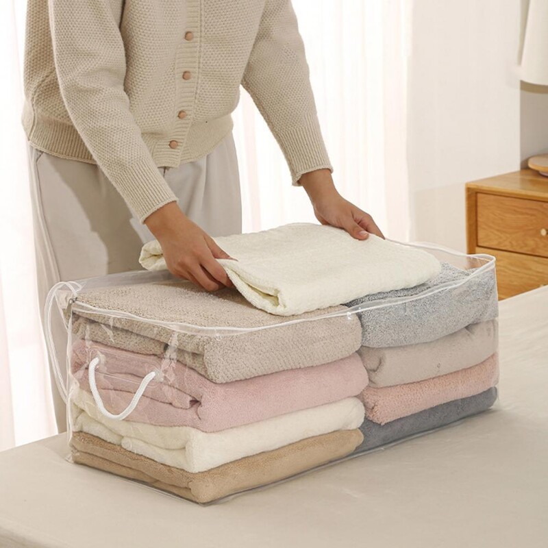 Prozirni organizator, torba za pohranu pulovera velikog kapaciteta, plahta, vodootporni organizator, sklopiva torbica za pohranu