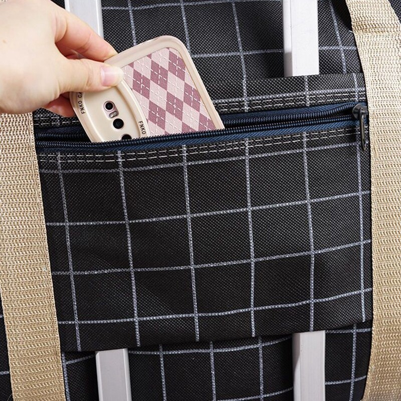 Голяма чанта за багаж Тъкана чанта с голям капацитет Многофункционална чанта за опаковане на багаж Органайзер за дрехи с цип Преносими чанти за преместване