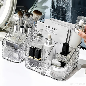 Makeup Storage Organizer Clear Skincare Organizer For Vanity Storage Box For Lipstick Cosmetic Organizer Θήκη αρώματος