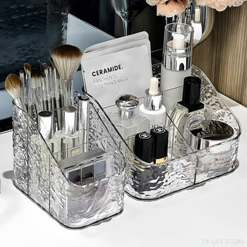 Makeup Storage Organizer Clear Skincare Organizer For Vanity Storage Box For Lipstick Cosmetic Organizer Θήκη αρώματος