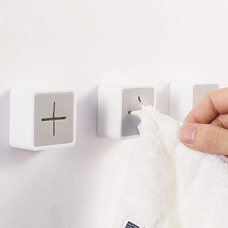 Silikonska kuhinjska organizacija Kreativna kupaonska kopča za pohranjivanje ručnika Plastični čep za pohranjivanje ručnika Kukica za ručnike iza kukice za vrata ﻿