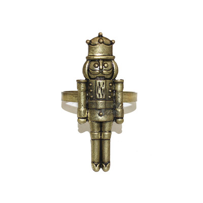 6kom Božićni prstenovi za salvete Orašar Držači za salvete Ružičasti vojnik za božićno vjenčanje Birde Tuš Večera Dekoracija stola