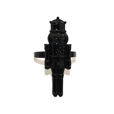 6kom Božićni prstenovi za salvete Orašar Držači za salvete Ružičasti vojnik za božićno vjenčanje Birde Tuš Večera Dekoracija stola