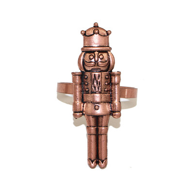 6kom Božićni prstenovi za salvete Orašar Držači za salvete Ružičasti vojnik za božićno vjenčanje Birde Tuš Večera Dekoracija stola