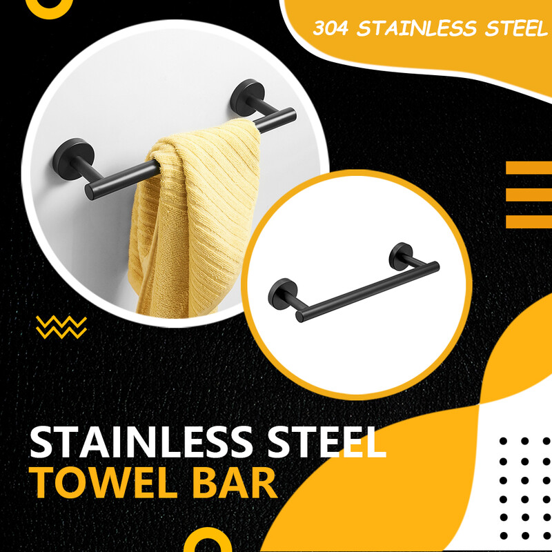 Stalak za ručnike od nehrđajućeg čelika 30 cm, držač šipke s jednom šipkom Hotelski restoran