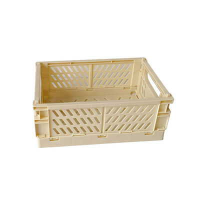 Sklopivi sanduk Plastična sklopiva kutija za pohranu Košara Uslužni kozmetički spremnik Stolni držač Kutija za pohranu na školskom stolu za kućnu upotrebu