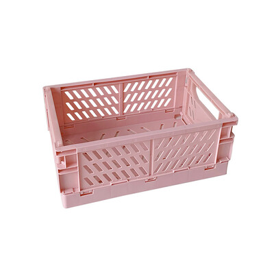 Sklopivi sanduk Plastična sklopiva kutija za pohranu Košara Uslužni kozmetički spremnik Stolni držač Kutija za pohranu na školskom stolu za kućnu upotrebu