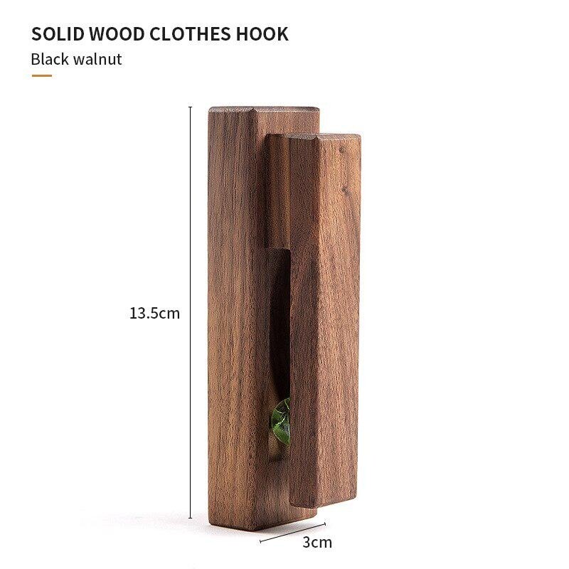 Kukica za ručnike Kukica za kupaonski ogrtač Stalak za odlaganje kuhinjskih krpa Drvena kuka bez bušenja Kukica za odjeću Kučna oprema