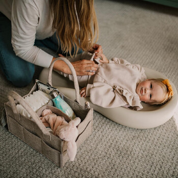 Diaper Caddy - Κάδος αποθήκευσης νηπιαγωγείου και οργάνωση αυτοκινήτου για πάνες και μωρομάντηλα