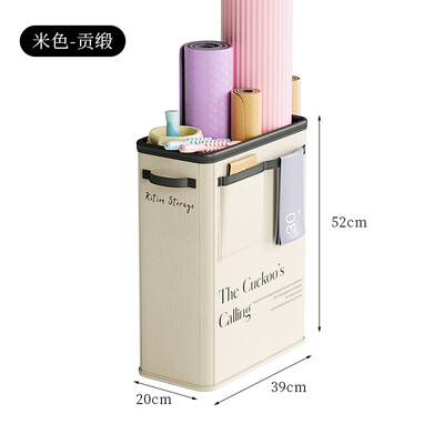 Кошница за съхранение на йога Съхранение на спортно оборудване Сгъваеми различни артикули Органайзер за постелка за йога