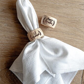 Eid Ramadan Mubarak puidust salvrätikusõrmus al-Fitr moslem islami kareem iftar suhoor maalähedane talumaja kodu lauakaunistuse kingitus