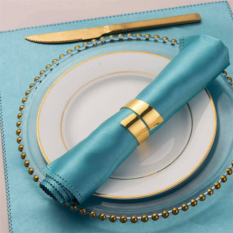 1/6 kom metalni prsten za salvete od legure za vjenčani stol Dekoracija Držač za salvete Servilletero vjenčani prsteni za ručnike Dekorativni stol za večeru