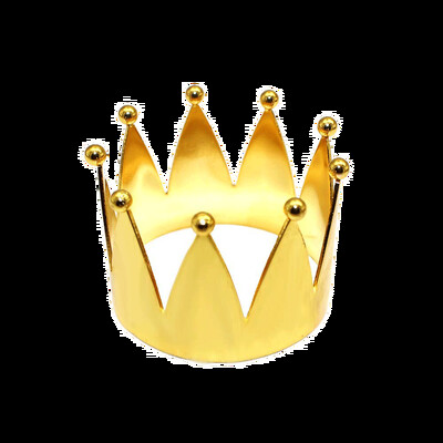 6Pcs Krunski prstenovi za salvete Zlatni držači za salvete Metalne kopče za salvete za vjenčanje Rođendan Mladenka Tuš Party Dekoracija stola za večeru