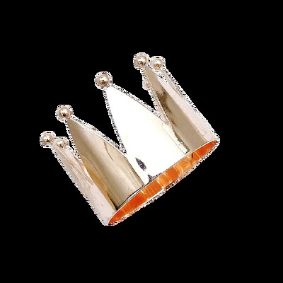 6Pcs Krunski prstenovi za salvete Zlatni držači za salvete Metalne kopče za salvete za vjenčanje Rođendan Mladenka Tuš Party Dekoracija stola za večeru