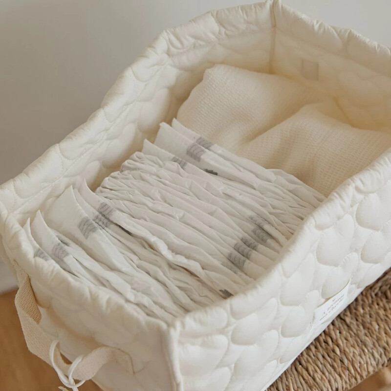 Pamučna košara za pohranu Dječja pelena Odjeća Igračke Torba za organiziranje Dječji krevetić Torba za pohranu Višenamjenska košara za pohranu