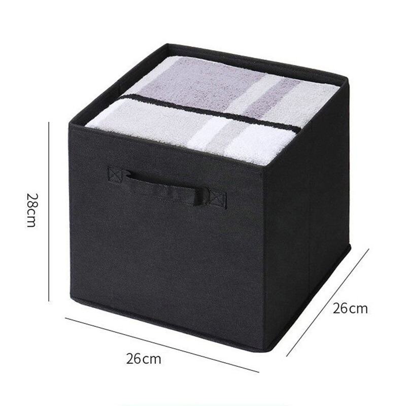 Jauna neausta glabāšanas kaste, atvilktņu grozs, salokāms kubu skapja uzglabāšanas grozs, saimniecības preču organizācija, uzglabāšanas kaste