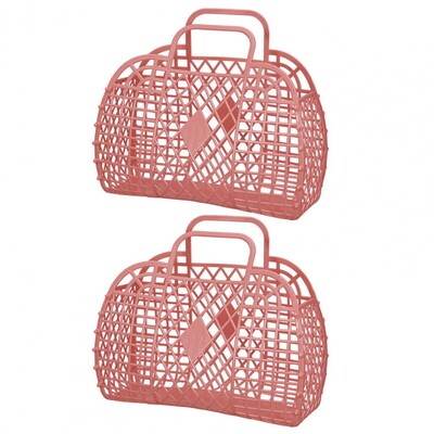 2Gb Vasaras želejas maisiņu uzglabāšanas grozs pludmales grozu dažādi dārzeņi dārzeņu grozs dobi želejas maisiņi meitenēm rokassomiņas želejas pludmales somas