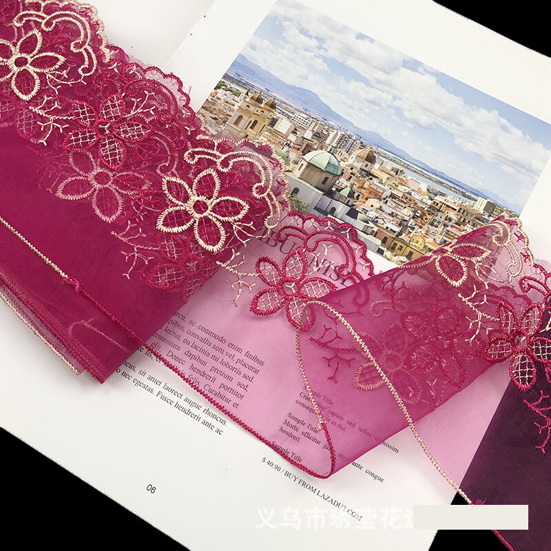 Dantela cu broderie din plasă cu puncte Accesorii pentru îmbrăcăminte DIY pentru păpușă Barbie, fustă, tiv, voal, dantela decorativă multifuncțională