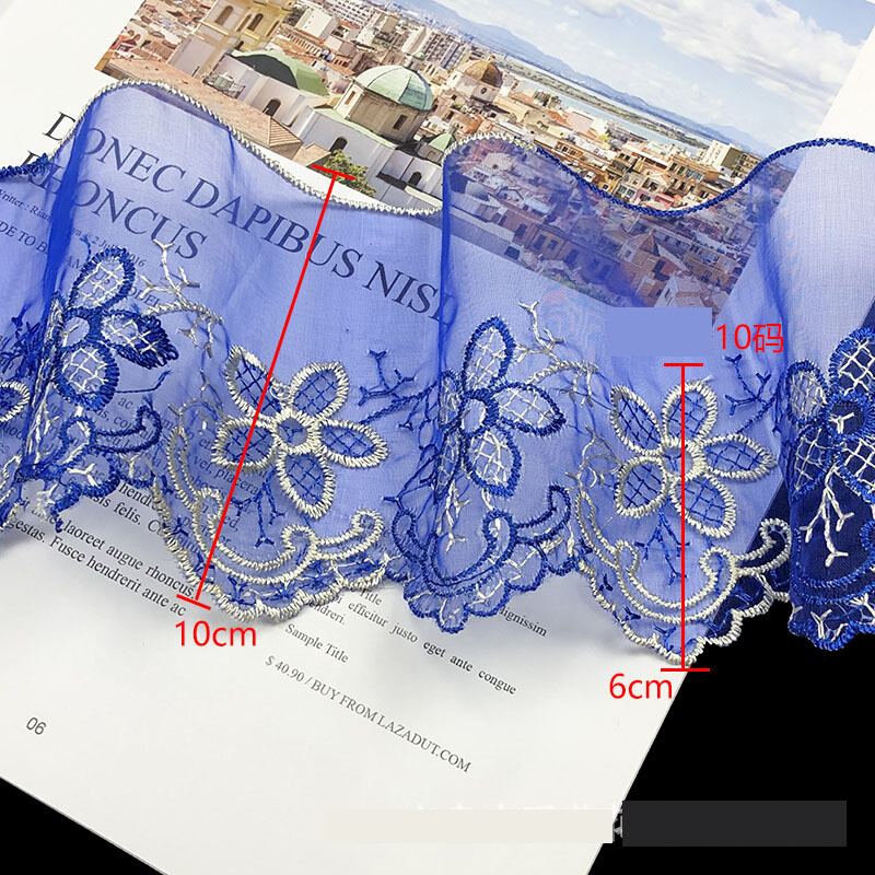 Dantela cu broderie din plasă cu puncte Accesorii pentru îmbrăcăminte DIY pentru păpușă Barbie, fustă, tiv, voal, dantela decorativă multifuncțională