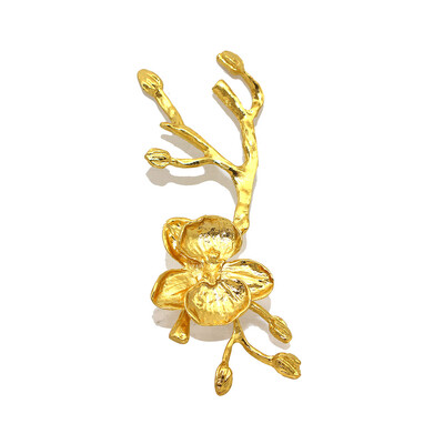 6kom prstenova za salvete od ružičastog zlata Metalni držač za salvete u obliku cvijeta šljive Božićne kopče za salvete za dekoraciju blagovaonice za vjenčanja