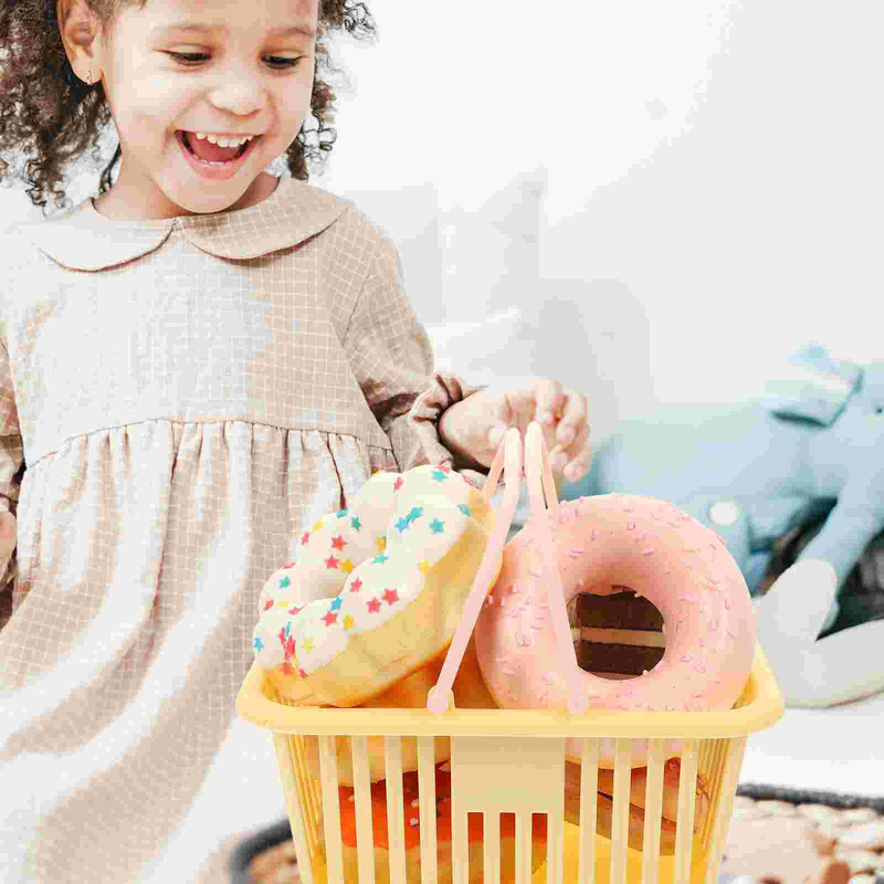 Košara za pohranu od 3 komada Mali lagani spremnici za organiziranje kupnje nakita Plastične košare Kanta za šminku