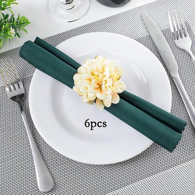 6 daļ. Ziedu formas salvešu turētāja amatniecība centrālajām daļām Festivāla Kāzu Pateicības diena Mājas virtuves dekors