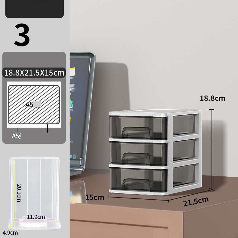 Hârtia mare A4 poate fi plasată într-o cutie transparentă de depozitare pentru birou, un mic dulap de birou tip sertar, un mini dulap de depozitare din plastic etc.