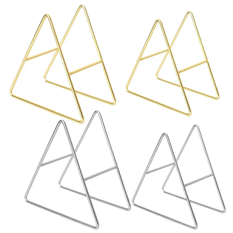 Potpuno novi držač podmetača Kuhinjski držači Držač podmetača Zlatni željezni stalak Nosač za posuđe Trokutasti podmetači za piće