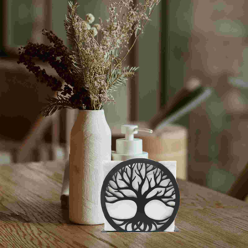 Željezo Držač papirnatih ručnika Ubrus Jesen Dekor Stol Jesen Vintage Držači za kuhinju Dozator za pohranu od nehrđajućeg čelika