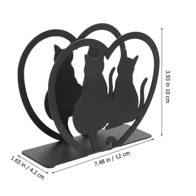 Držač za salvete Uredski pribor Kuhinjski metalni držači Dodaci za mačke Držač maramica Koktel pribor u vintage stilu