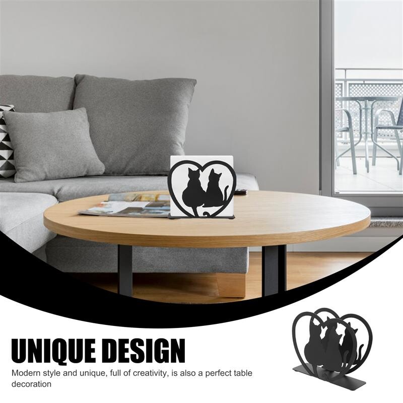 Držač za salvete Uredski pribor Kuhinjski metalni držači Dodaci za mačke Držač maramica Koktel pribor u vintage stilu