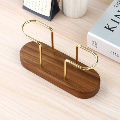 Drveni držač za papirnate maramice Metalni držač za salvete Kutija za posuđe Posuđe za papirnate maramice Organizator za radnu površinu Pribor za posuđe