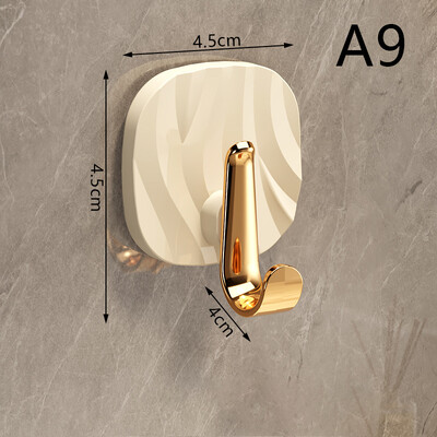 1kom Luksuzne zidne kuke bez bušenja Jaka ljepljiva vješalica Stalak za odjeću Vrećica za ručnike Ključ Organizator za kuhinjska vrata Jednostavna instalacija