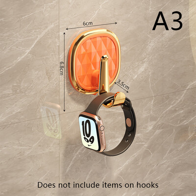 1kom Luksuzne zidne kuke bez bušenja Jaka ljepljiva vješalica Stalak za odjeću Vrećica za ručnike Ključ Organizator za kuhinjska vrata Jednostavna instalacija