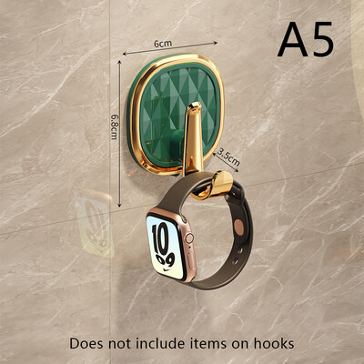 1kom Luksuzne zidne kuke bez bušenja Jaka ljepljiva vješalica Stalak za odjeću Vrećica za ručnike Ključ Organizator za kuhinjska vrata Jednostavna instalacija