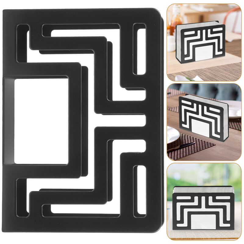 Поставка за салфетки Поставка за съхранение на хартиени кърпички Държачи за диспенсъри Органайзер за кърпи за маса Поднос за маса Кухня Модерни кухи маси