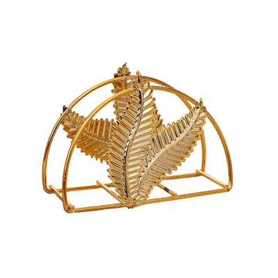 Moderni dizajn s lišćem ginka Držač salveta za stolove Metalni spremnik za papirnate salvete za kuhinju Moderan dozator papirnatih ručnika 2024