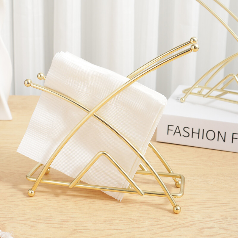 1kom/2kom-Držač salveta Metalni stalak za papir Dozator maramica Luksuzni retro ukras za stol Samostojeći dekor za dom